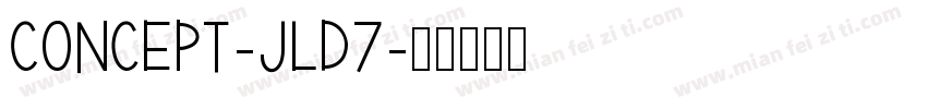 Concept-JLd7字体转换