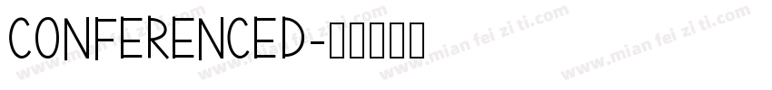 ConferenceD字体转换