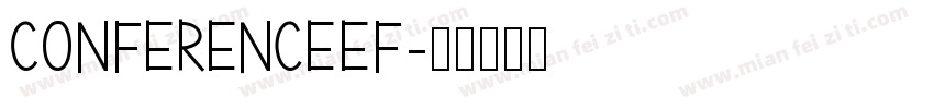 ConferenceEF字体转换