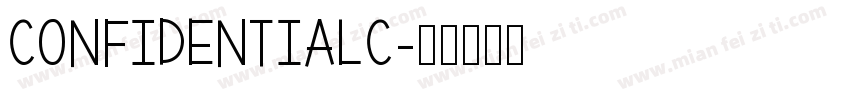 ConfidentialC字体转换