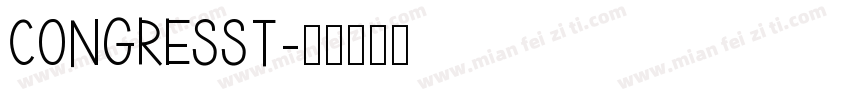 CongressT字体转换