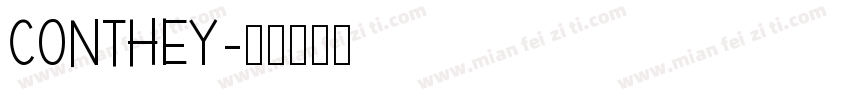 Conthey字体转换
