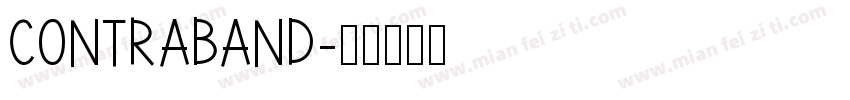 Contraband字体转换