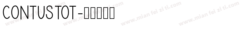 ContusTOT字体转换