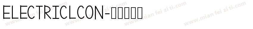 Electriclcon字体转换