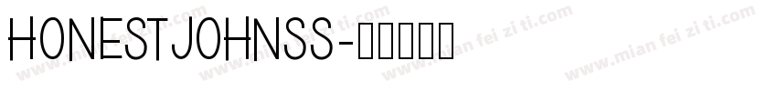 Honestjohnss字体转换