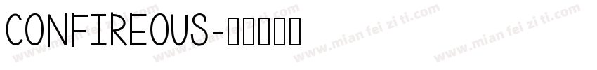 confireous字体转换