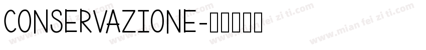 conservazione字体转换