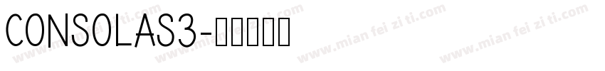 consolas3字体转换