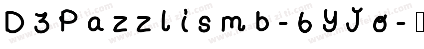 D3Pazzlismb-6YJo字体转换