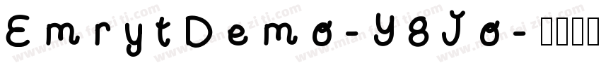 EmrytDemo-Y8Jo字体转换