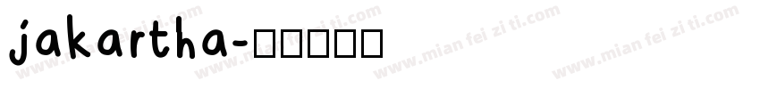 jakartha字体转换