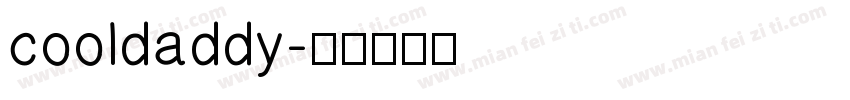 cooldaddy字体转换