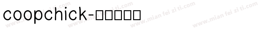 coopchick字体转换