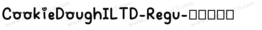 CookieDoughILTD-Regu字体转换