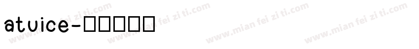 atuice字体转换