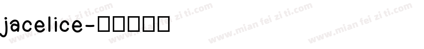 jacelice字体转换