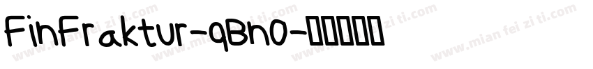 FinFraktur-qBn0字体转换