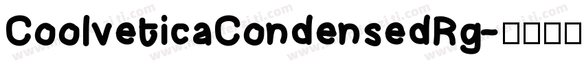 CoolveticaCondensedRg字体转换
