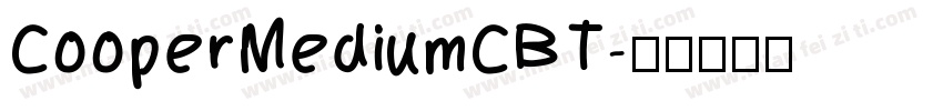 CooperMediumCBT字体转换