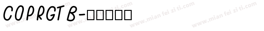 COPRGTB字体转换
