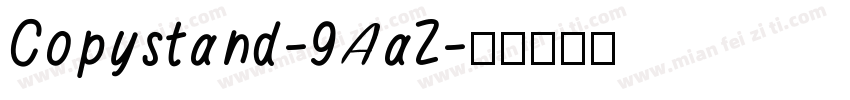 Copystand-9AaZ字体转换