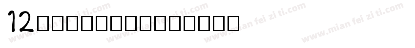 12-BOLDCHF字体转换