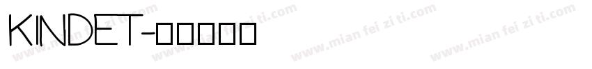 KINDET字体转换