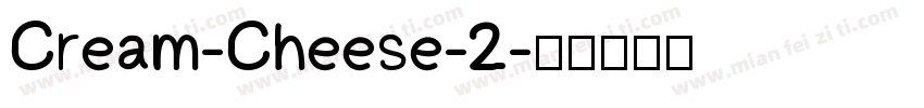 Cream-Cheese-2字体转换