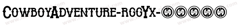 CowboyAdventure-rggYx字体转换