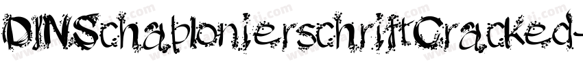 DINSchablonierschriftCracked字体转换