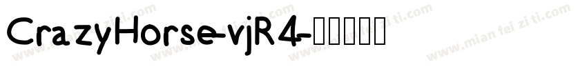 CrazyHorse-vjR4字体转换