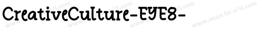 CreativeCulture-EYE8字体转换