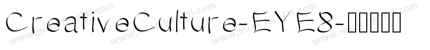 CreativeCulture-EYE8字体转换