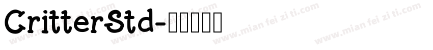 CritterStd字体转换