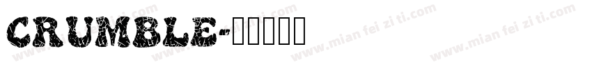 CRUMBLE字体转换