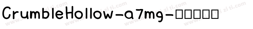 CrumbleHollow-a7mg字体转换