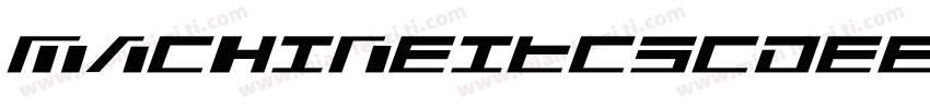 MachineItcSCDEEReg字体转换