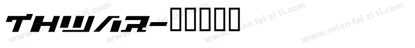 Thwar字体转换