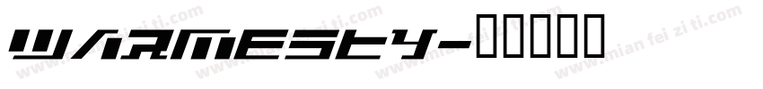 Warmesty字体转换