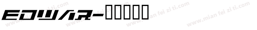 edwar字体转换