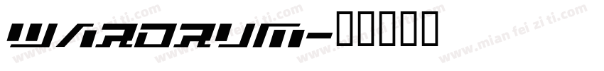 wardrum字体转换