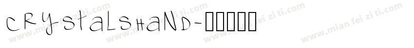 CrystalsHand字体转换