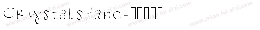 CrystalsHand字体转换