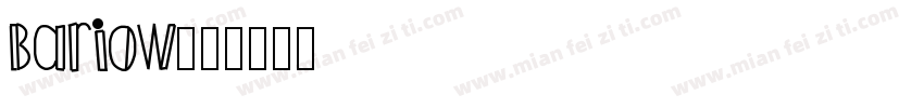 Bariow字体转换