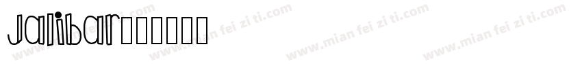 Jalibar字体转换