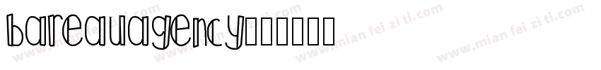 bareauagency字体转换