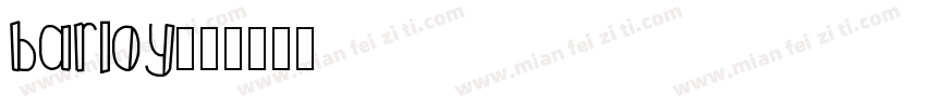 barloy字体转换
