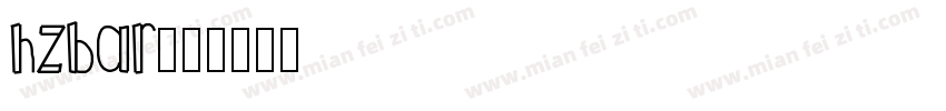 hzbar字体转换
