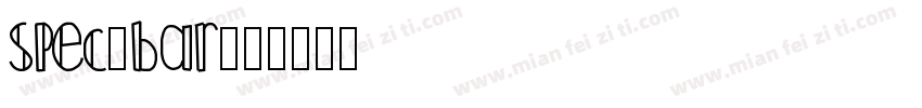 spec_bar字体转换